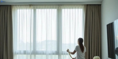 Delicate sheer drape cleaning middleton-grange-nsw Matty Curtain Cleaning